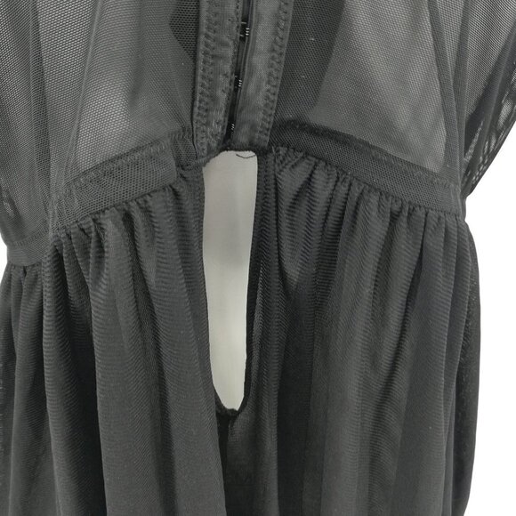 Torrid Leopard Print Underwire Sheer Nightie Negligee Size 2 Lingerie Strappy - Picture 13 of 16